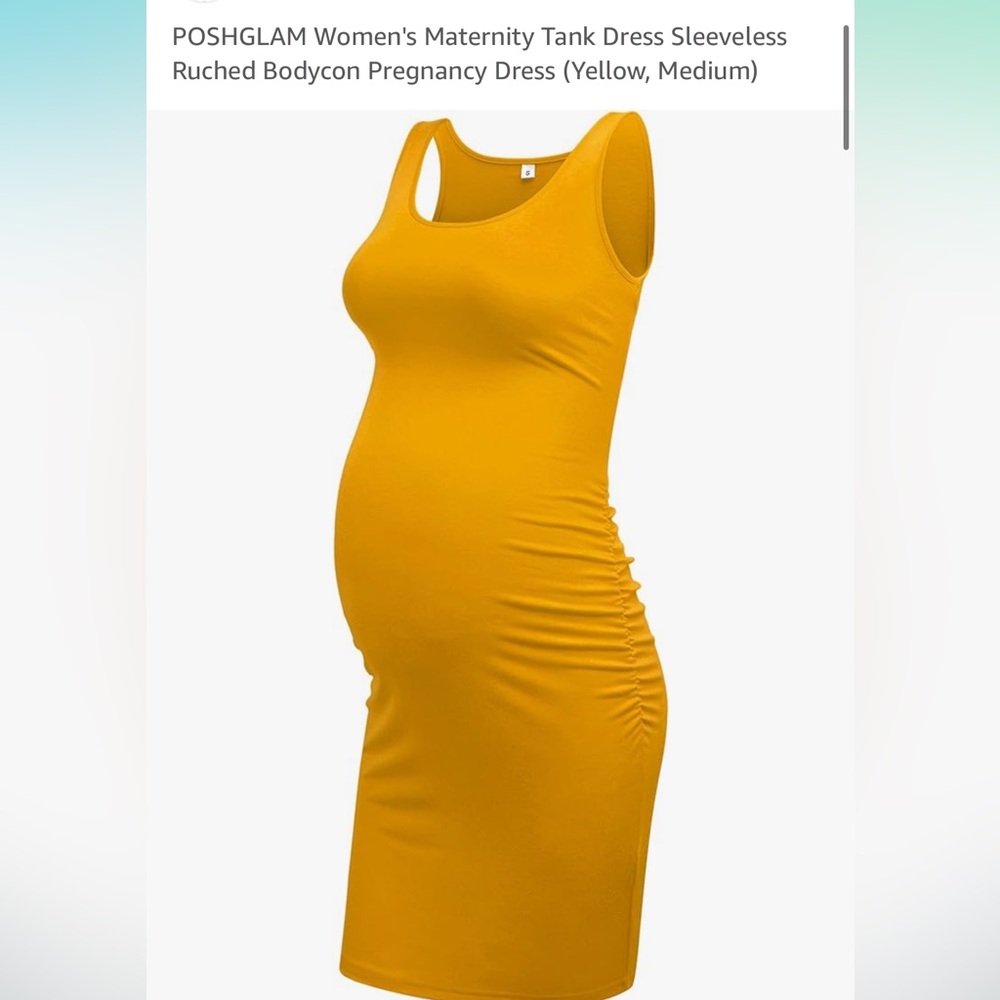 GUC Mustard Maternity Dress